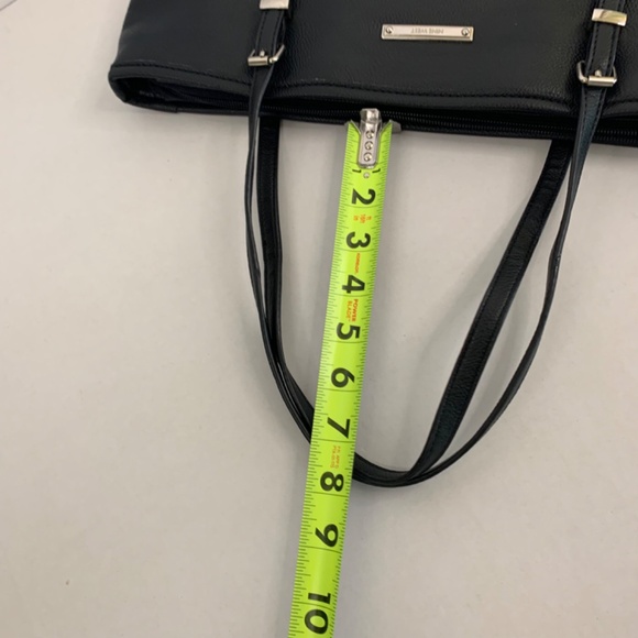 Nine West 🌺 Black carry all/ shoulder bag/purse, with silver tone hardware - Picture 11 of 11